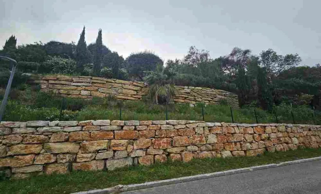 Travaux d'enrochement, Fréjus, MARTIN Hervé Terrassement